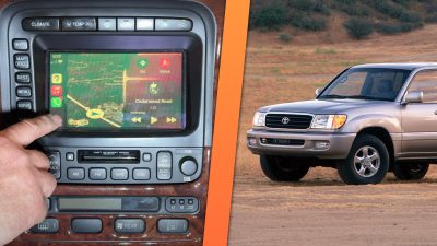 100 Series Land Cruiser with CarPlay