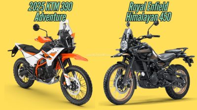 2025 ktm 390 adventure vs royal enfield himalayan 450 comparison