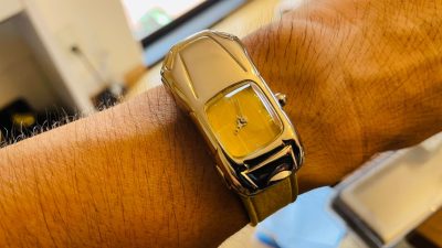 Honda S2000 gold watch vintage wrist