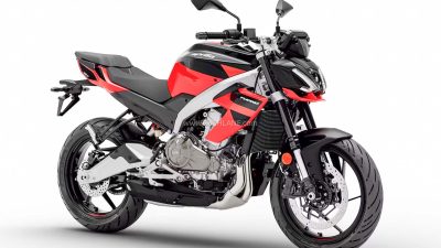 aprilia tuono 457 listed on official website cover