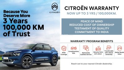 citroen increased standard warranty on its ice vehicles