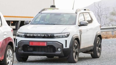 new renault duster test mule spied with 4x4 lpg and hybrid 4