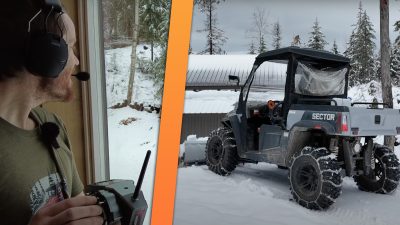 remote control snow plow hero