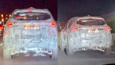 tata harrier ev suspension setup spied